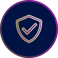 shield with tick icon